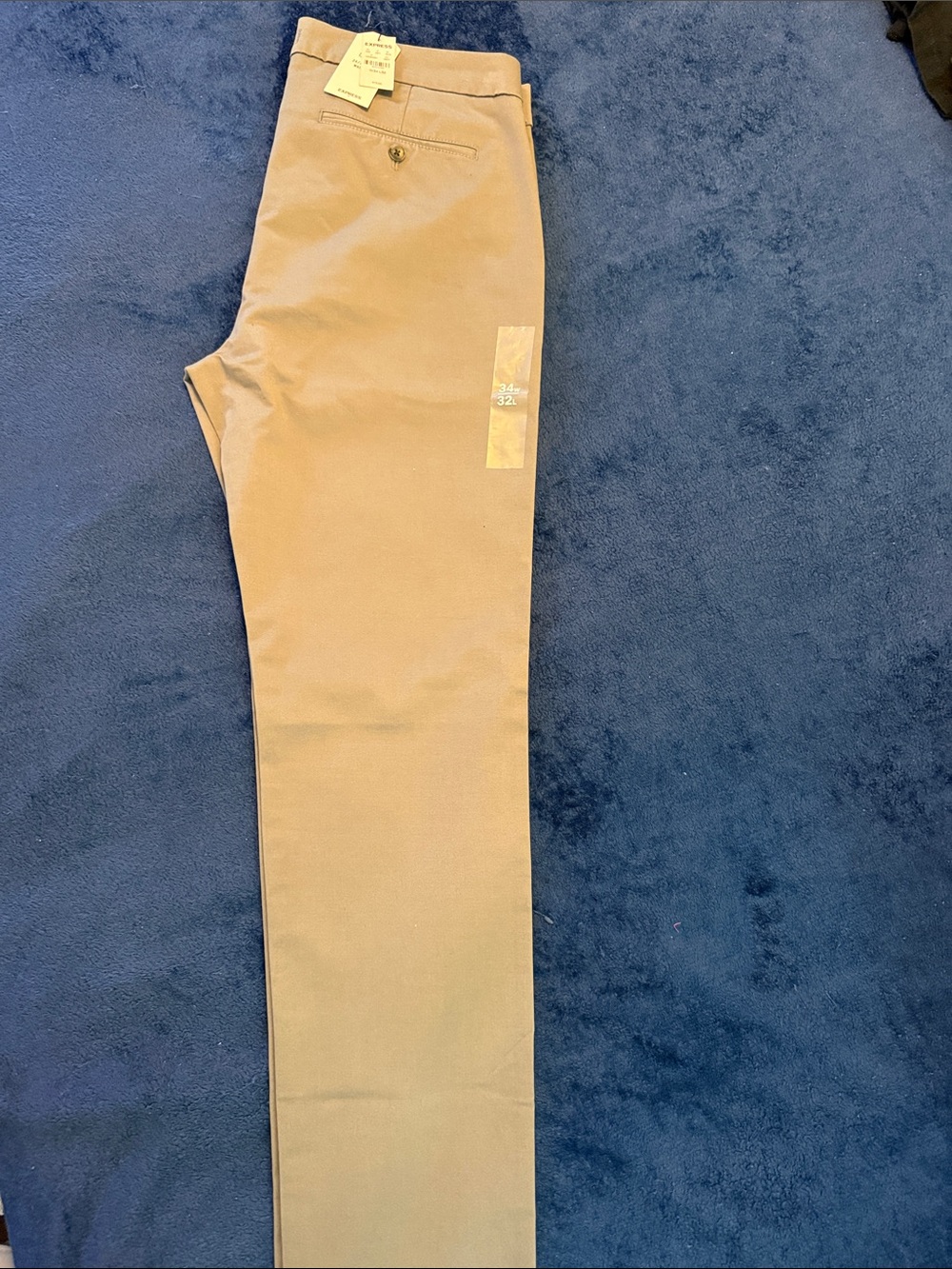 Express Men's Khaki Chinos - Tan